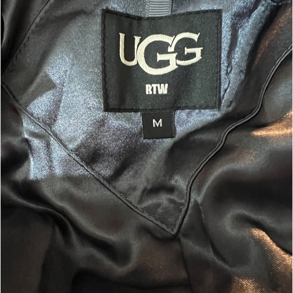 NWT UGG “Lucinda" Women's Blue Faux Fur Trench Coat Size: Medium - Picture 6 of 10